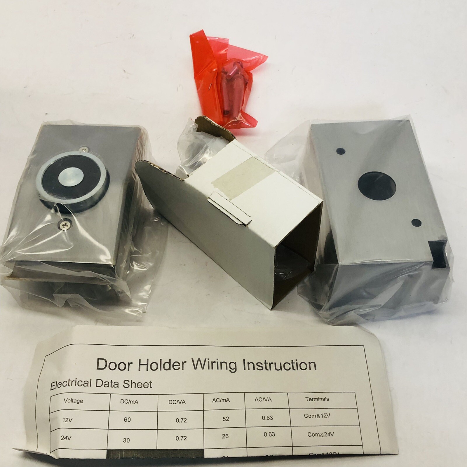CAL-ROYAL #MDHS-2 SURFACE WALL MOUNT MAGNETIC DOOR HOLDER