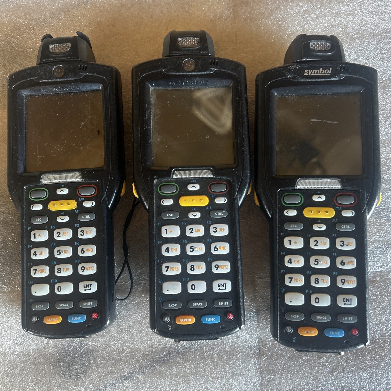 3x Motorola Symbol MC3190 Computer Barcode Scanner MC3190 READ