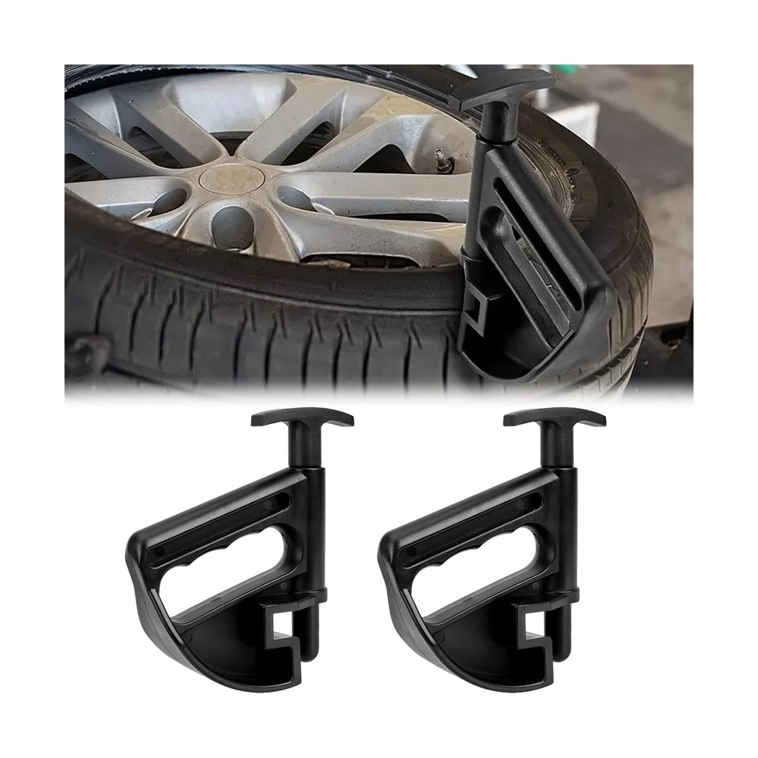 Bittwee 2PCS Car Tire Changer, Nylon Vehicle Tire Bead Clamp Drop Center Tool...