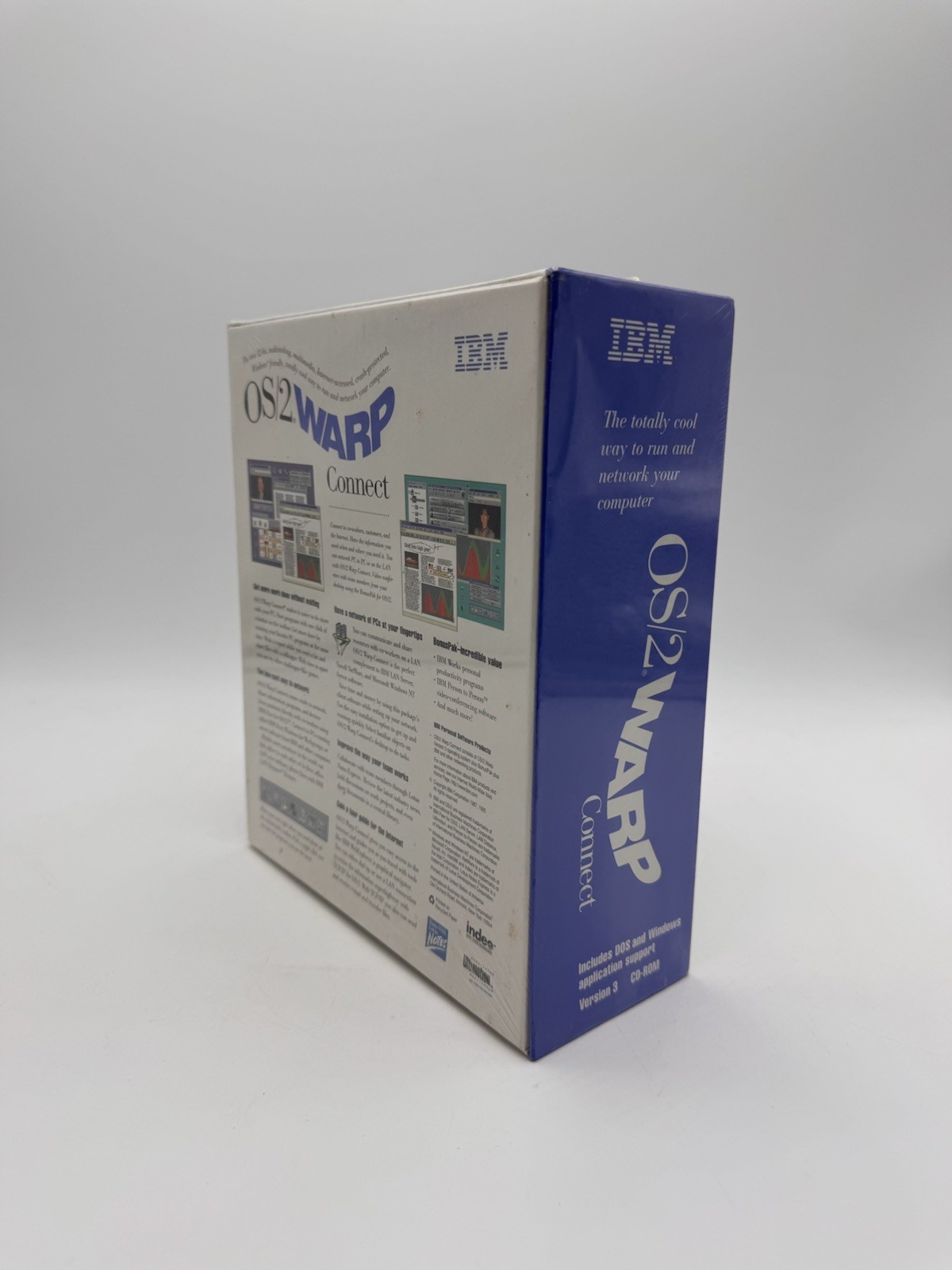 IBM OS/2 Warp Connect Version 3 CD-Rom Vintage Computer Software