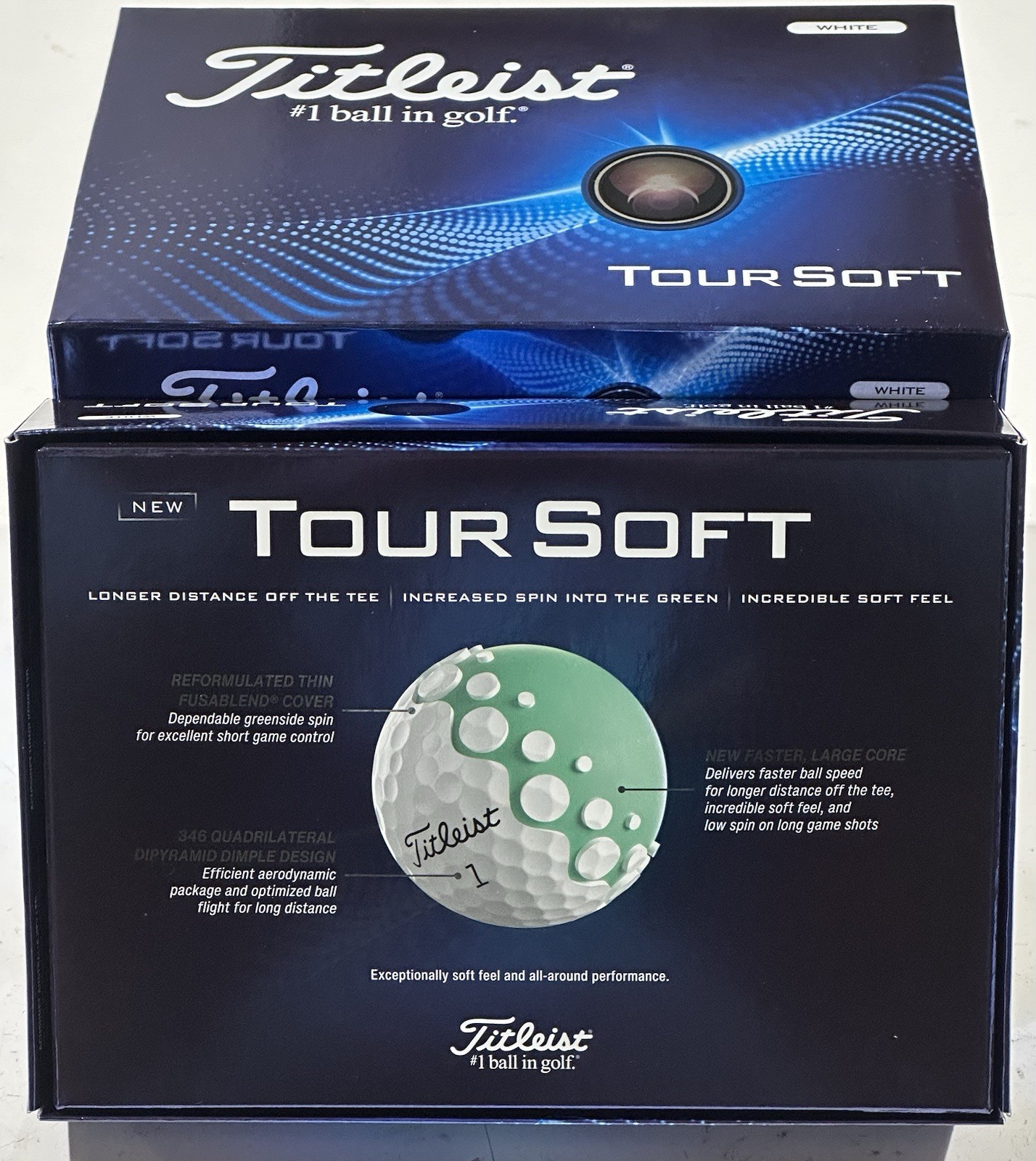 Titleist Tour Soft Prior Generation Golf Balls - White - 3 Dozen NEW!