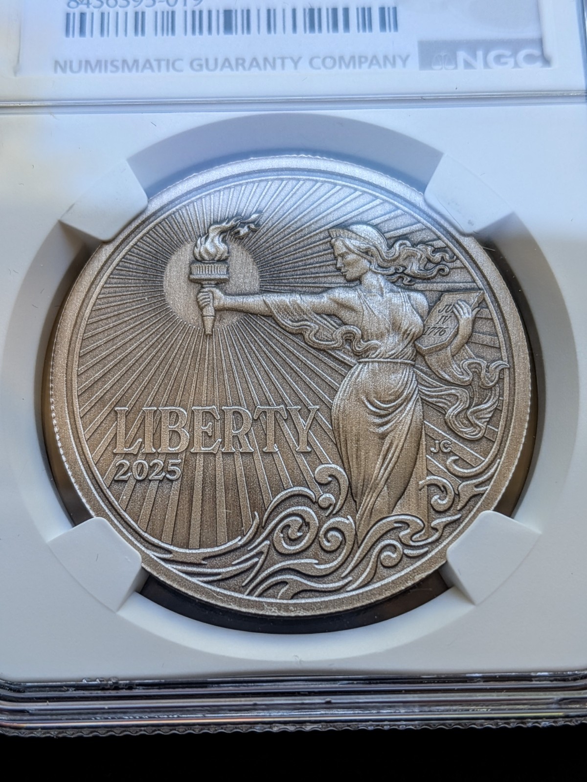 2025 Jody Clark Lady Liberty High Relief NGC MS70 Antiqued Tiny 1k Mintage!