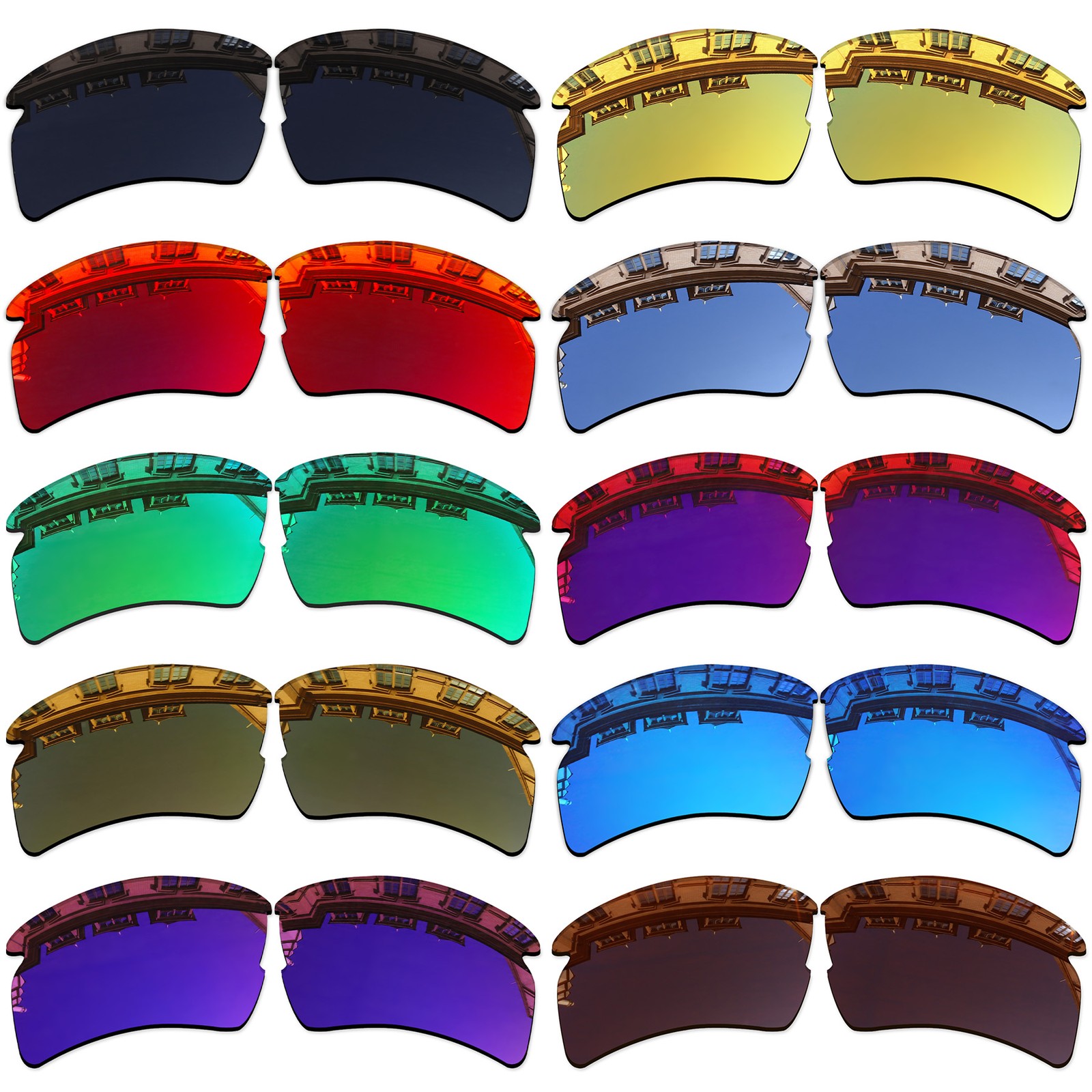 Vonxyz 20+ Color Choices Replacement Lens for-Oakley Flak 2.0 XL OO9188 Sunglass