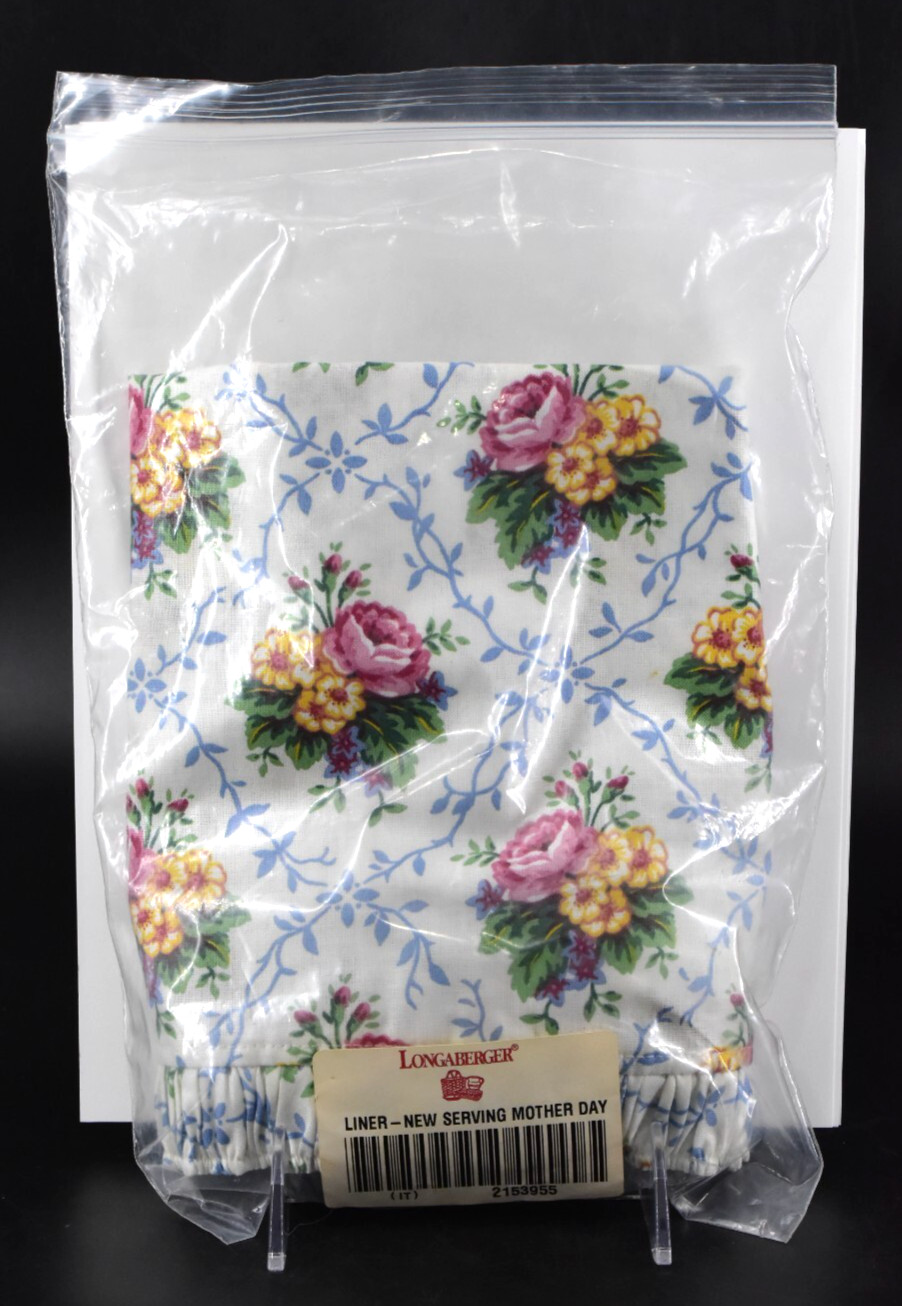 NEW VTG Longaberger New Serving Basket Mother's Day Liner ONLY 2153955