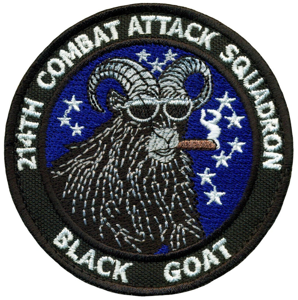 USAF MARINE FIGHTER ATTACK SQUADRON 214 (VMFA-214) MORALE PATCH