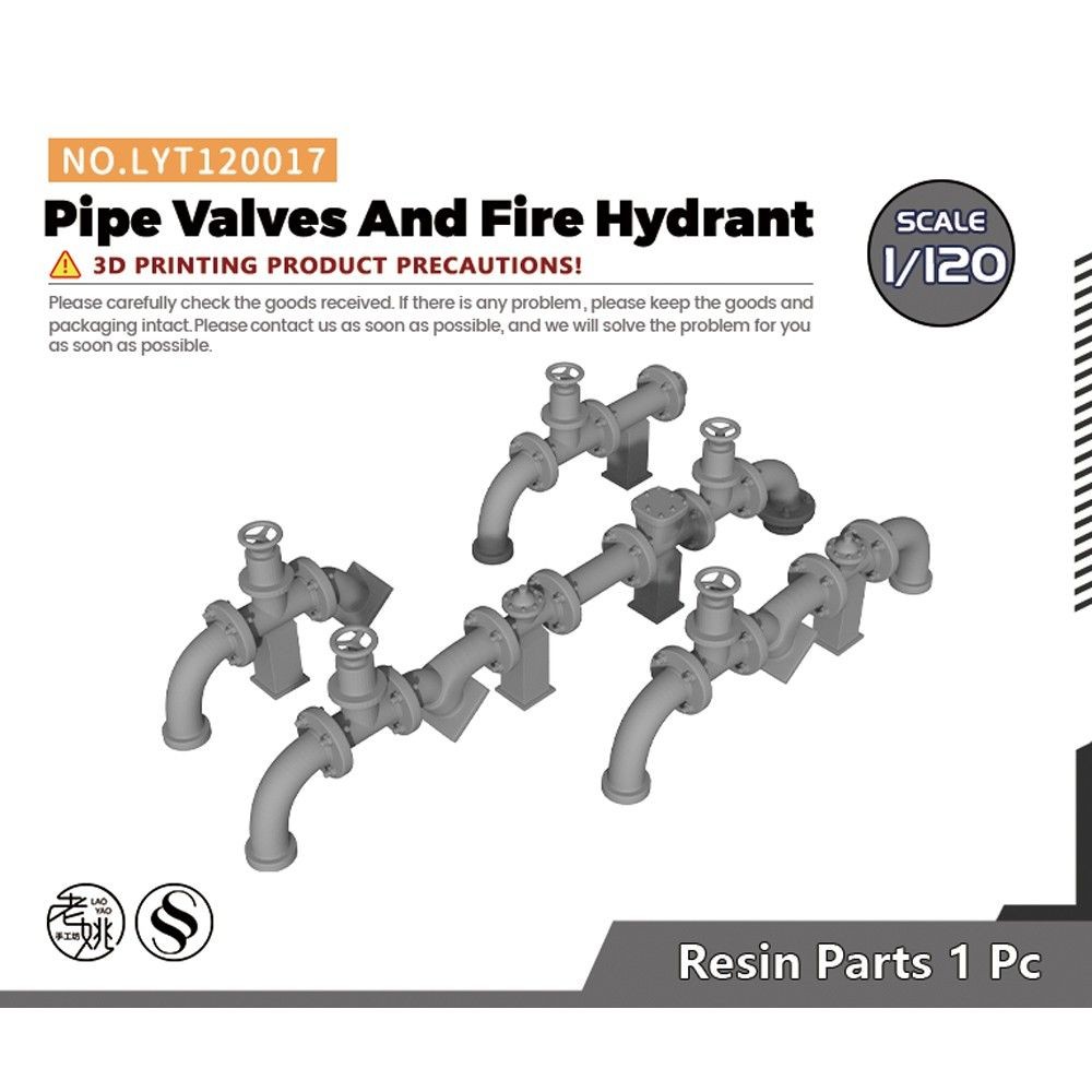 Road Accessory Props Display Pipe and Valves Assembly