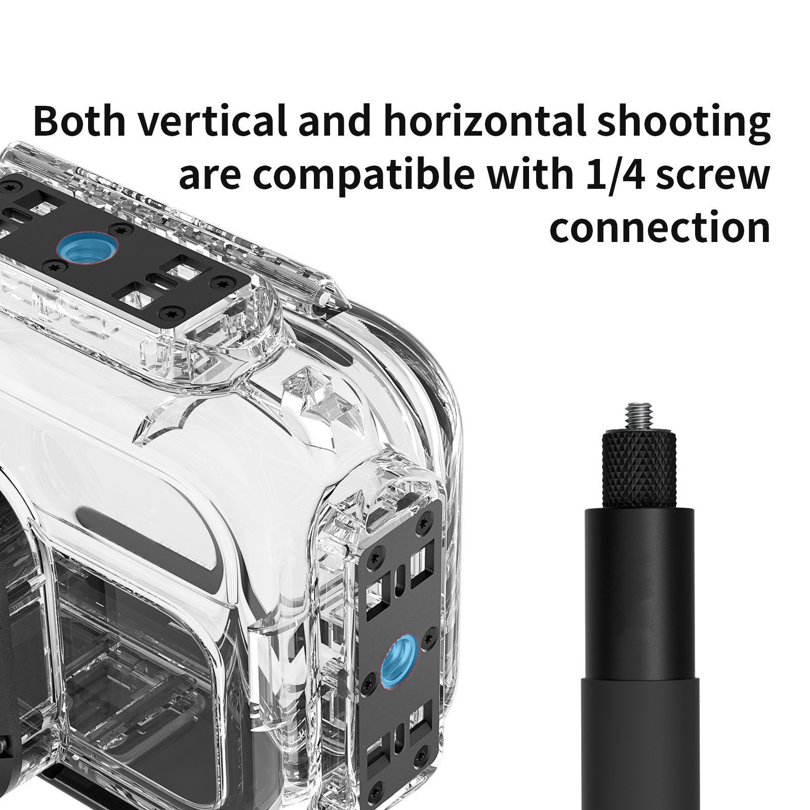 New 60M Diving Waterproof Shell Case Camera Accessories For Insta360 ACE Pro dd