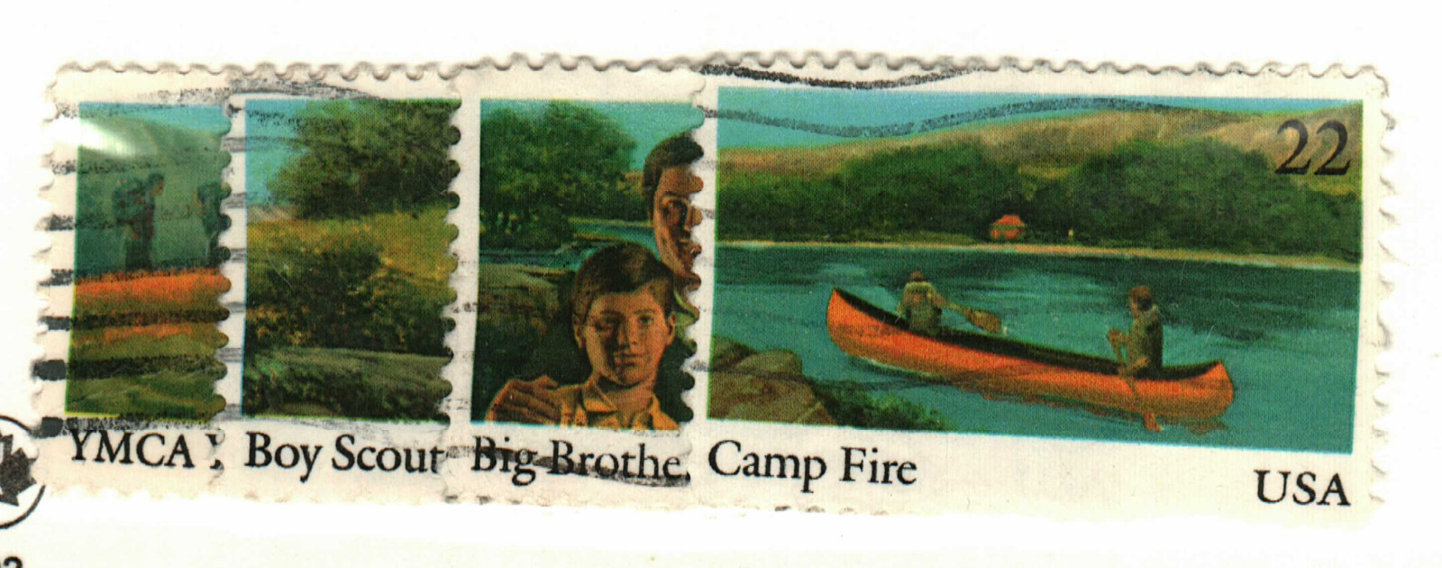 US #2160-30 used Youth year issue Boy Girl Scouts