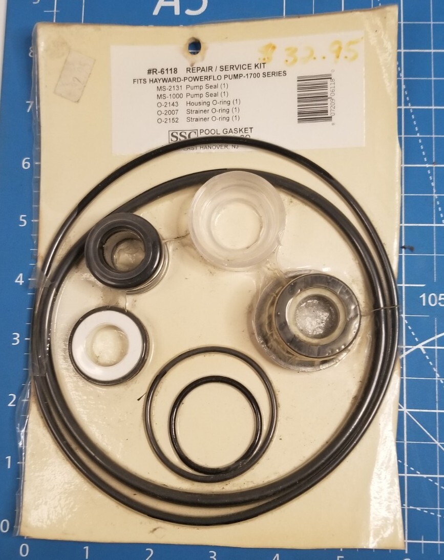 SSC R-6118 REPAIR SERVICE KIT for HAYWARD POWERFLO PUMP  Series 1700