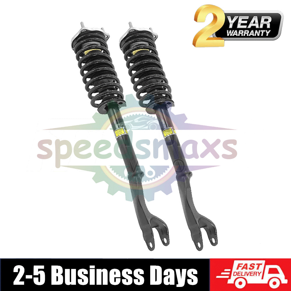 Pair Front Shock Struts Assys w/O ADS Fit Mercedes W213 E300 E450 4Matic 2017-