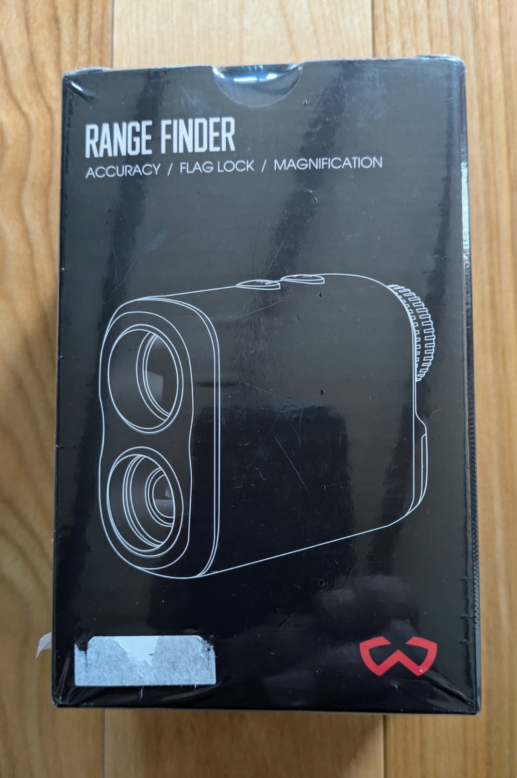 WOSPORTS GOLD BALL RANGE FINDER, NEW IN BOX, NEVER USED!!