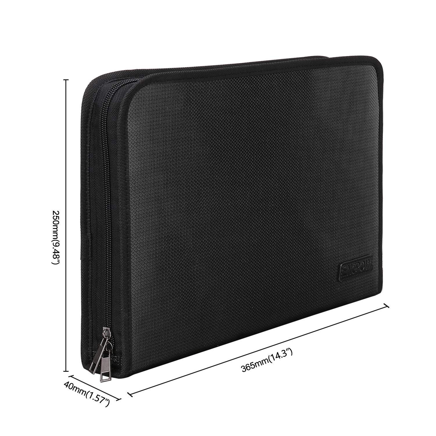 File Folder Important Document Organizer Fireproof & Waterproof Document Bag ...