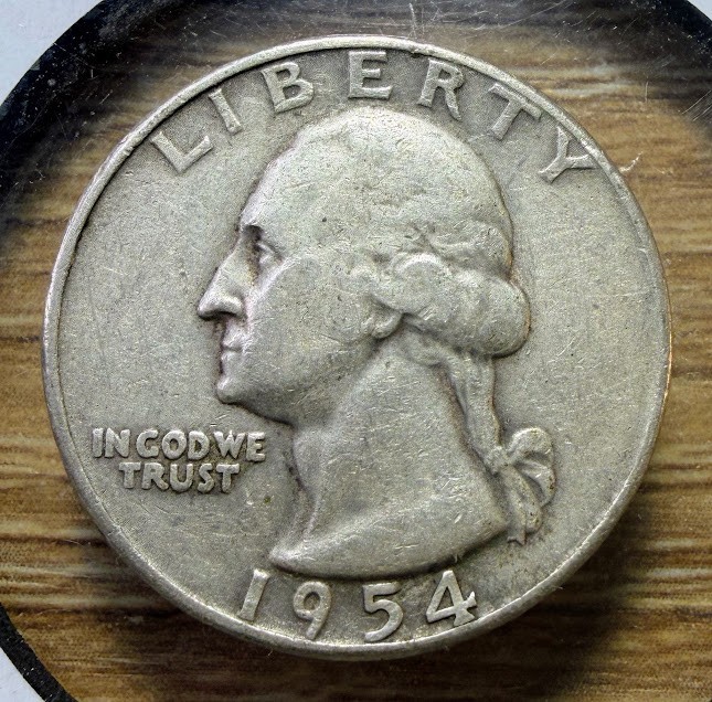 1954-S Washington Quarter - Actual Coin Shown - Free Shipping & Tracking INV#214