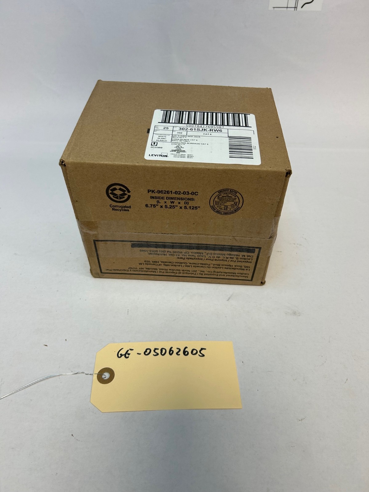 Levinton Cat 6 Shielded Jack with RFT 302-61SJK-RW6