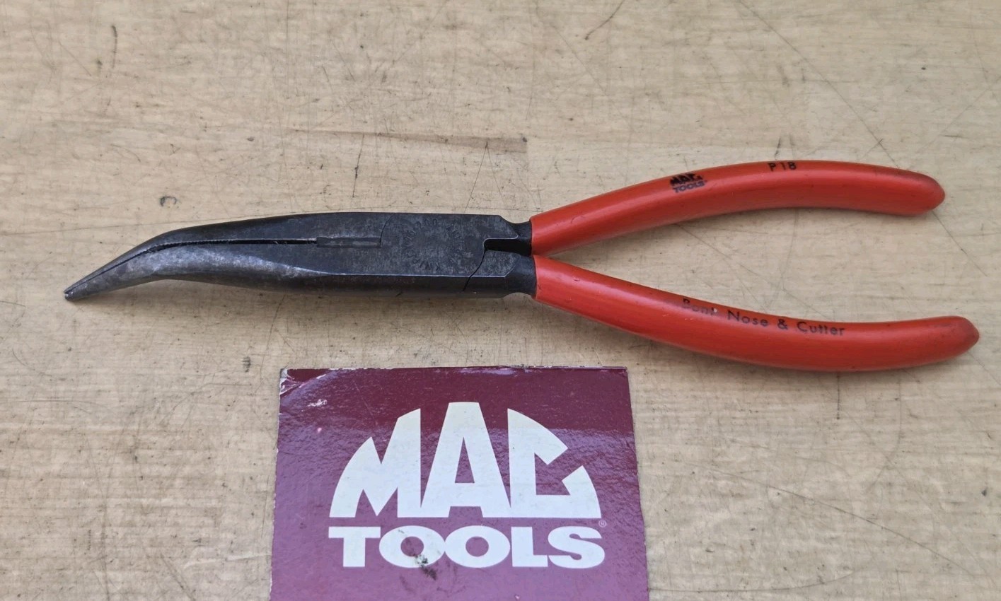 MAC Tools/Knipex P18 - Bent Needle Nose Pliers W/ Cutter