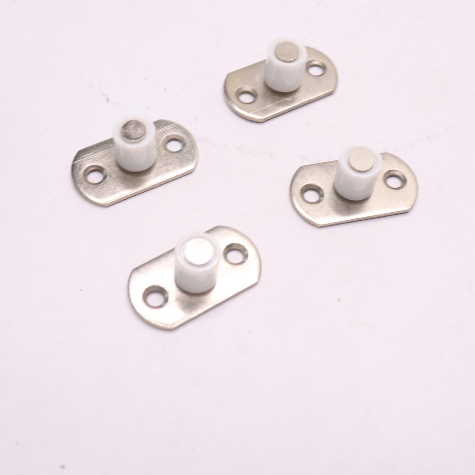 (4-Pk) Sliding Door Bearing Retainer Guide Metal/Plastic 12mm
