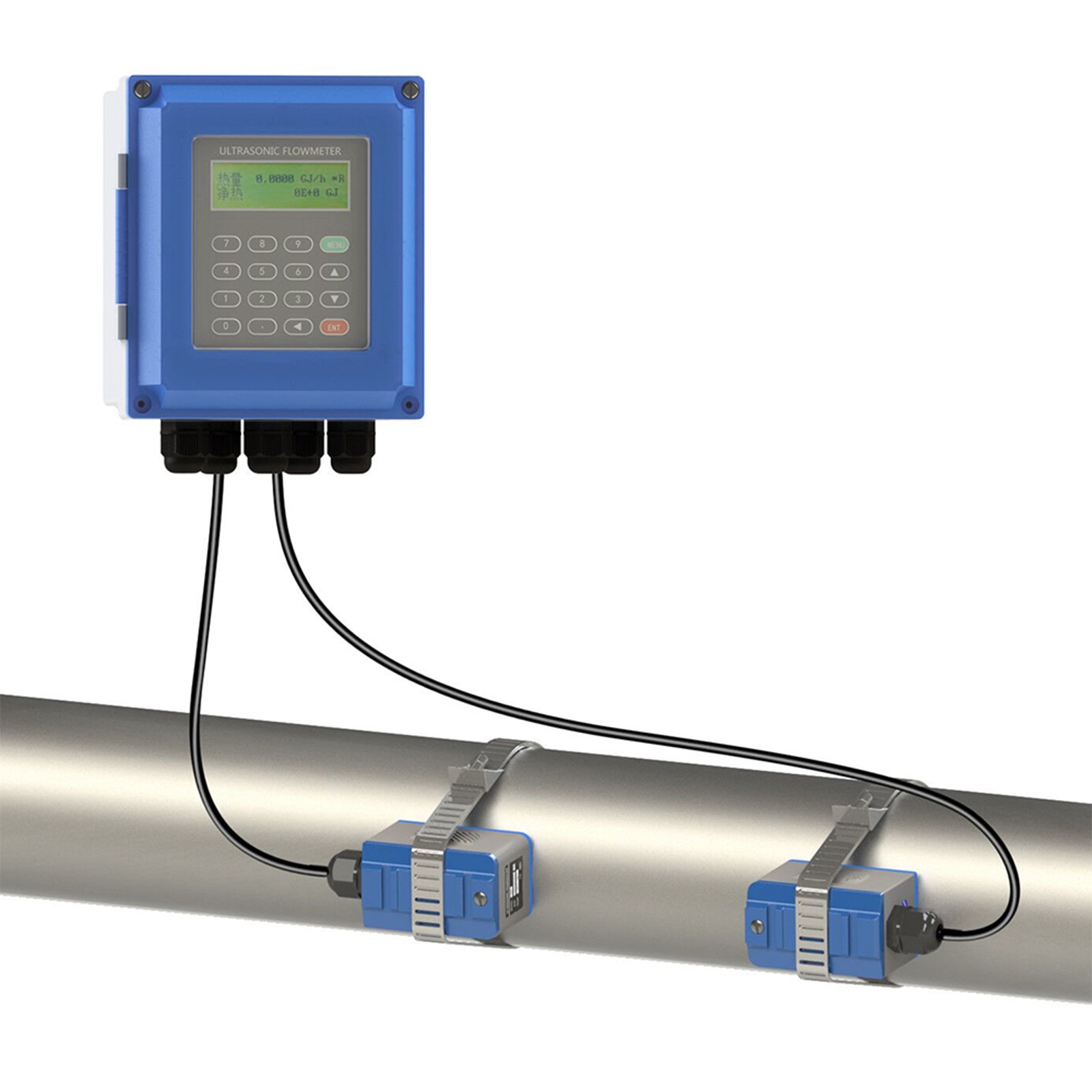 TUF-2000B+TM-1 TS-2 Ultrasonic Flow Meter Flowmeter Module Flowmeters DN20-700mm