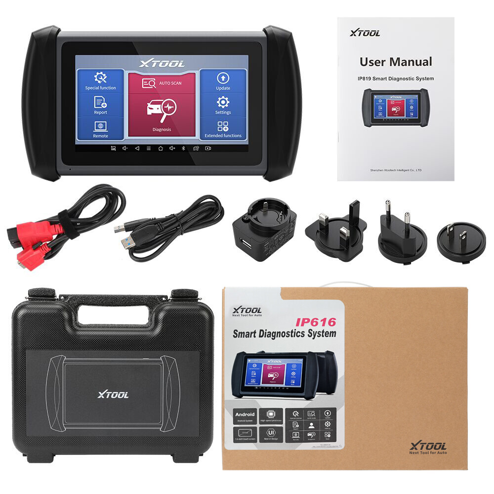 2024 Newest XTOOL IP616 Auto Car Coding All System Diagnostic Scanner Tool CANFD
