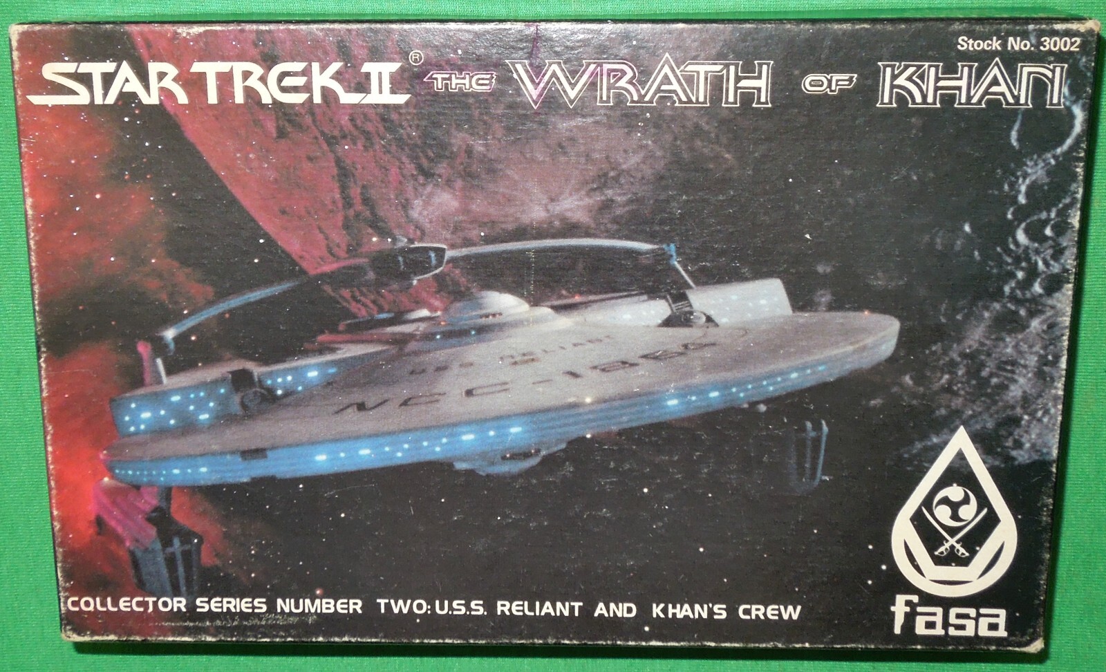 1983 FASA Star Trek RPG Metal Miniatures 1:3900 USS Reliant w/Khan's Crew (25mm)