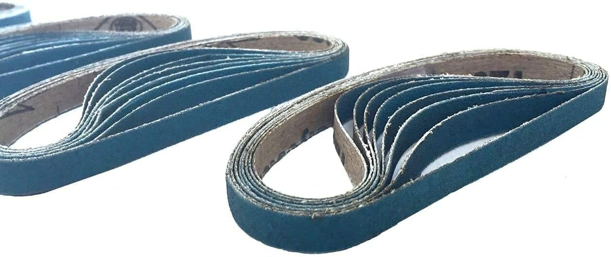 Starcke Premium 1 x 42 Inch Sanding Air File Narrow Belts Zirconia