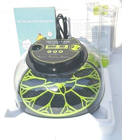 12 Egg Incubator Automatic Turning Humidity Control Chicken Quail M12H #S1