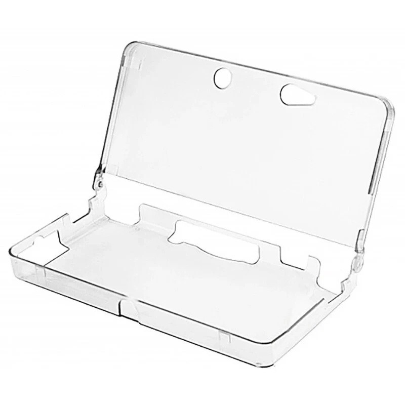 For Nintendo 3DS Clear Snap-on Plastic Crystal Hard Shell Case Protective Cover