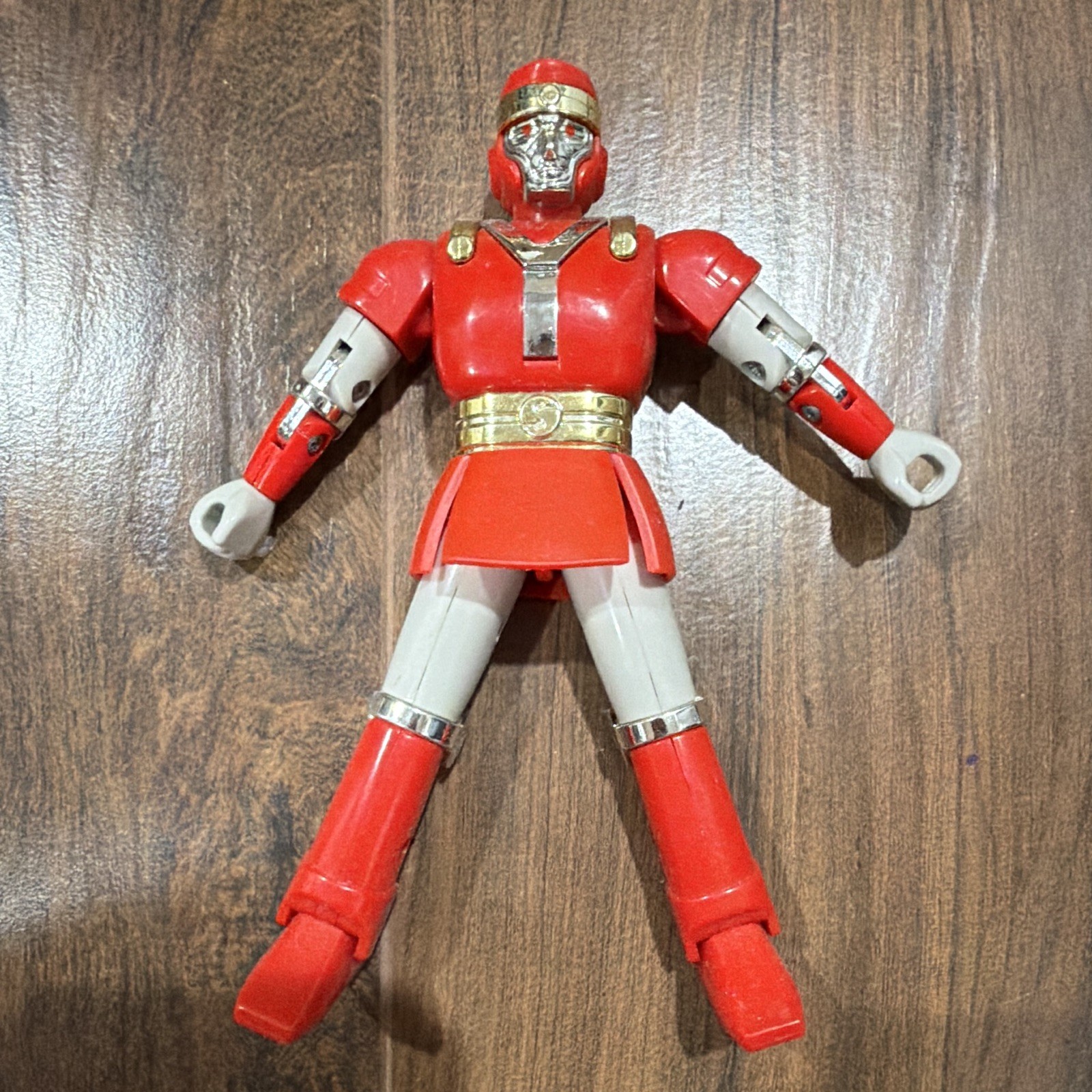 1995 Bandai Power Rangers Alien Ranger Red Battle Borg Action Figure 6.5"