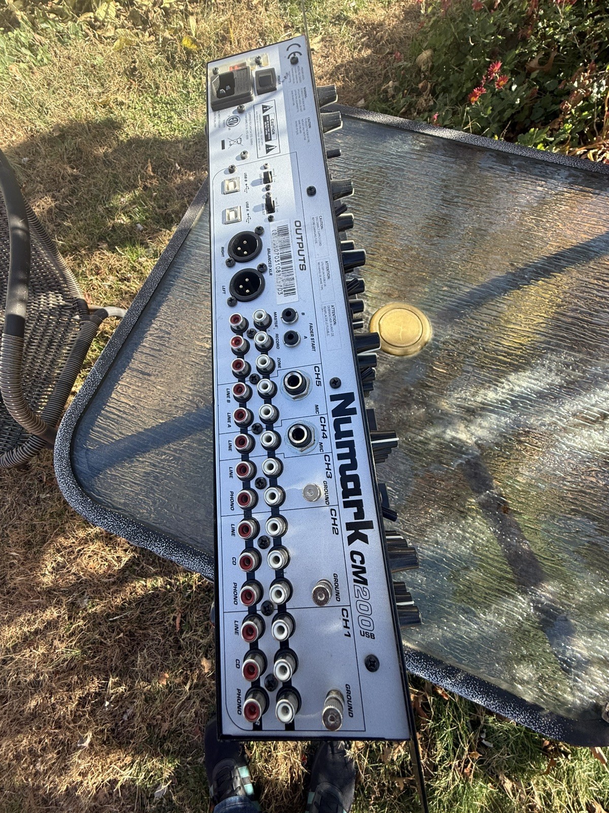Numark CM200 DJ Microphone Mixer / Mixing Board