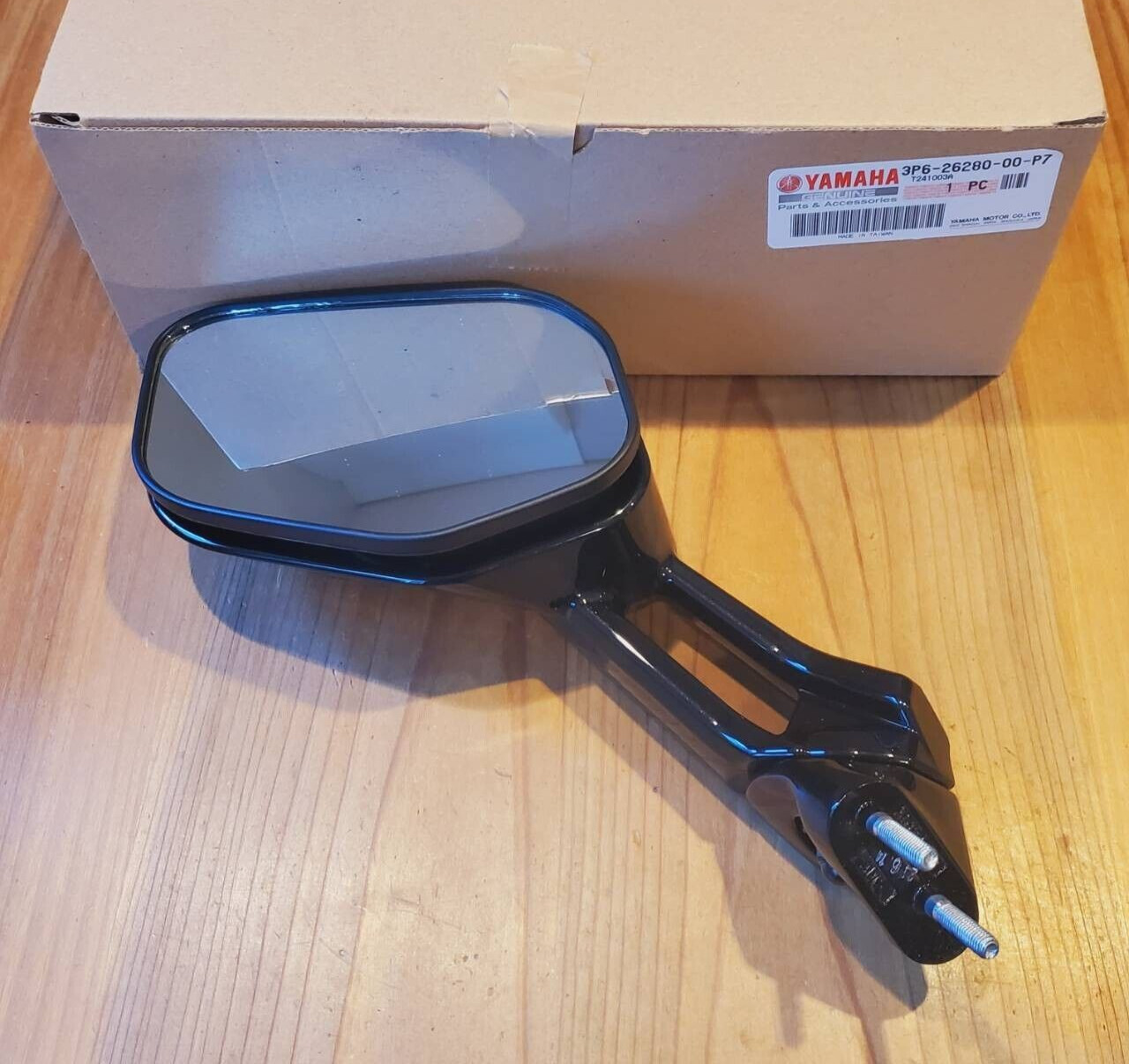 YAMAHA Genuine 08-09 FJR1300A AE REAR VIEW MIRROR ASSY LH 3P6-26280-00-P7 NEW