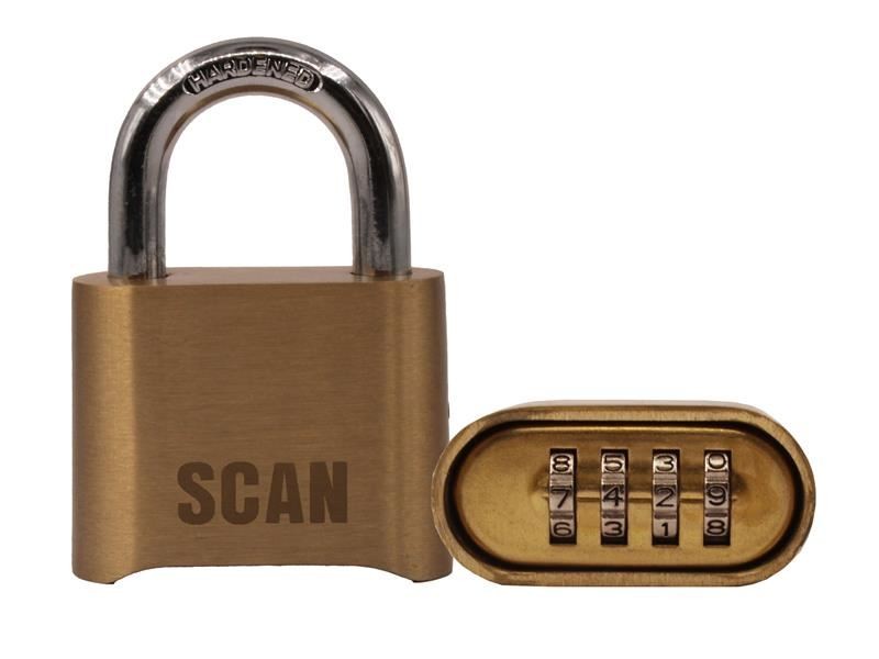 Scan - Cadenas à combinaison en laiton 50mm