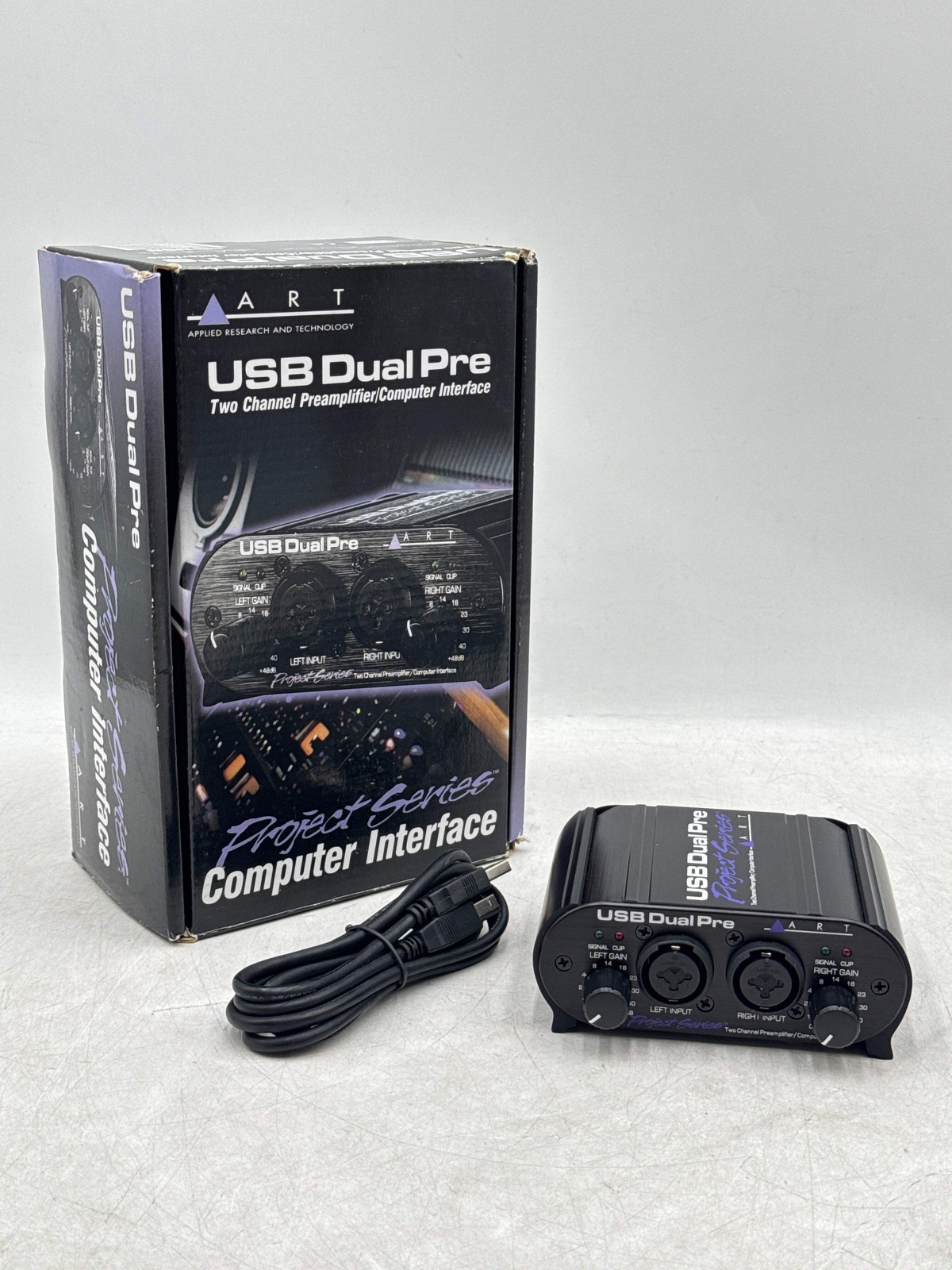 ART USB Dual Pre Two Channel Preamplifier Computer Interface Project Series