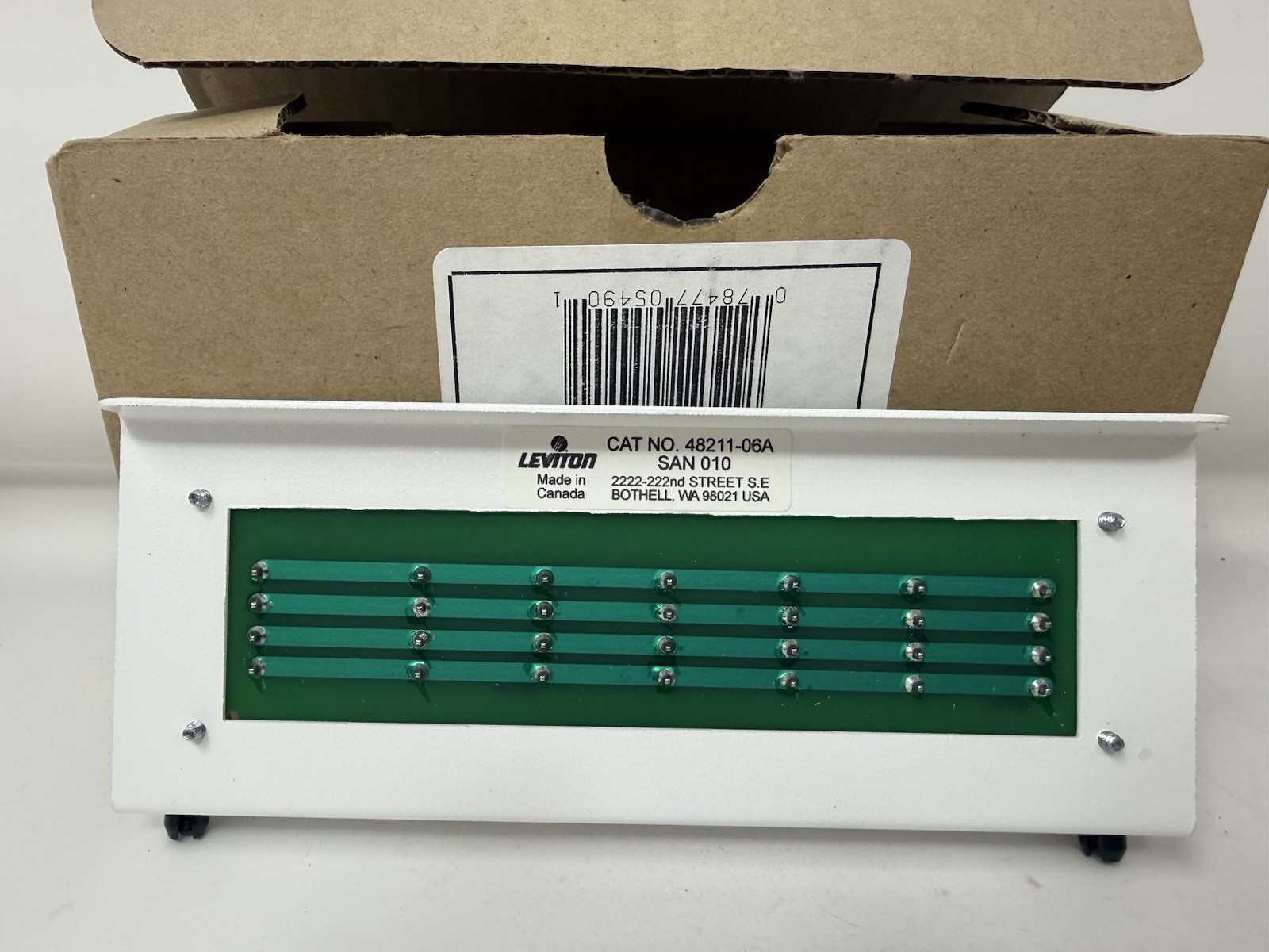 Leviton 48211-6A Structured Media 6-Zone Speaker Distribution Control Module