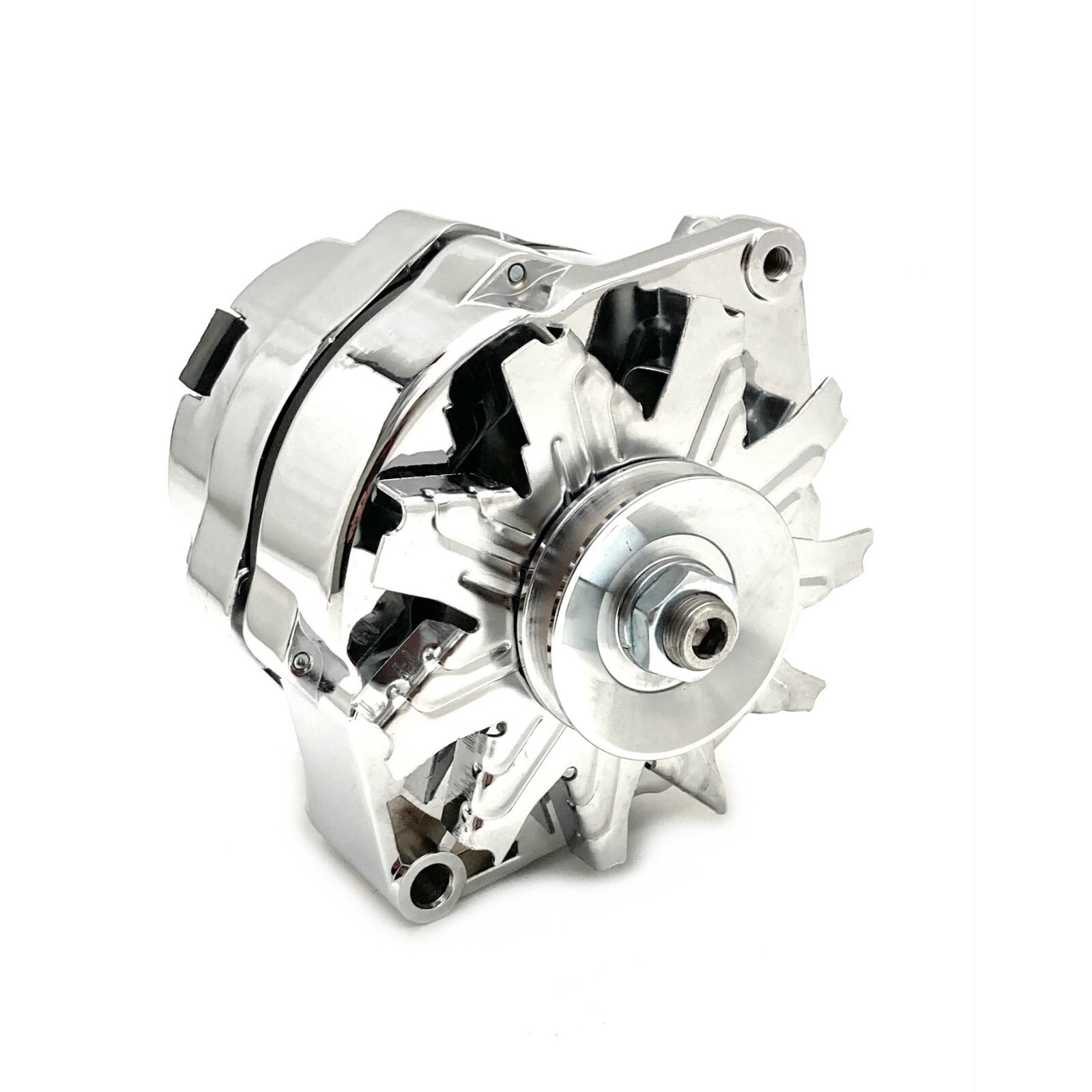 100 Amp Chrome Plated GM 1 Wire Alternator SBC BBC 350 400 454 396 Chevy Pontiac