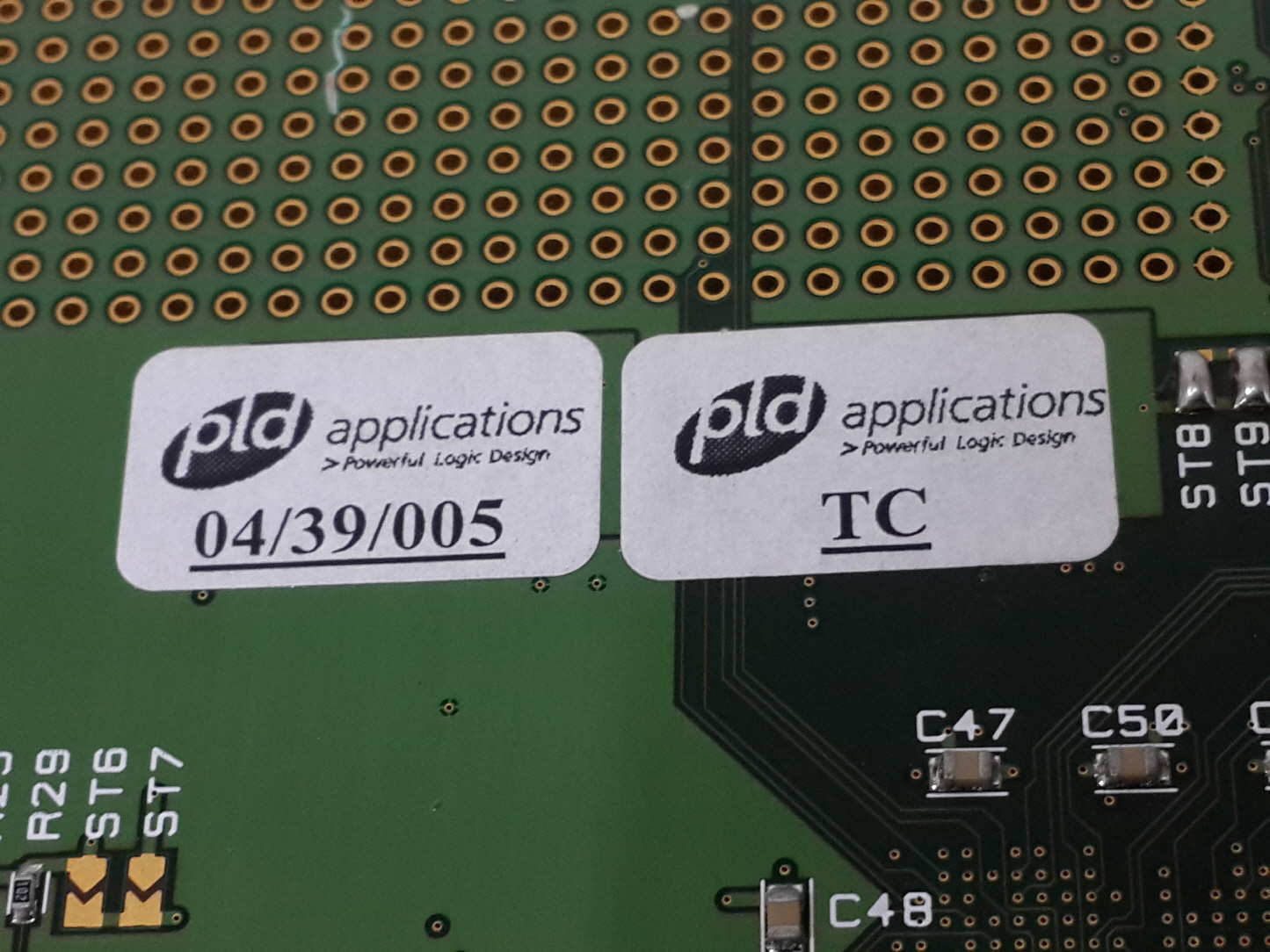 PLD APPLICATIONS PCI10K-PROD B Board
