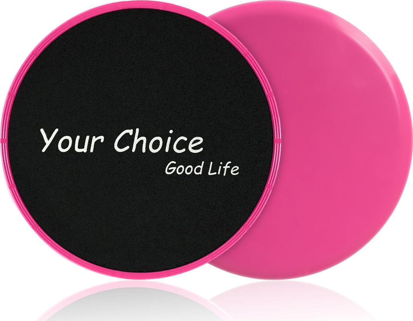 Your Choice Core Sliders Dual Sided Exercise Gliding Discs for Carpet & Hardwood