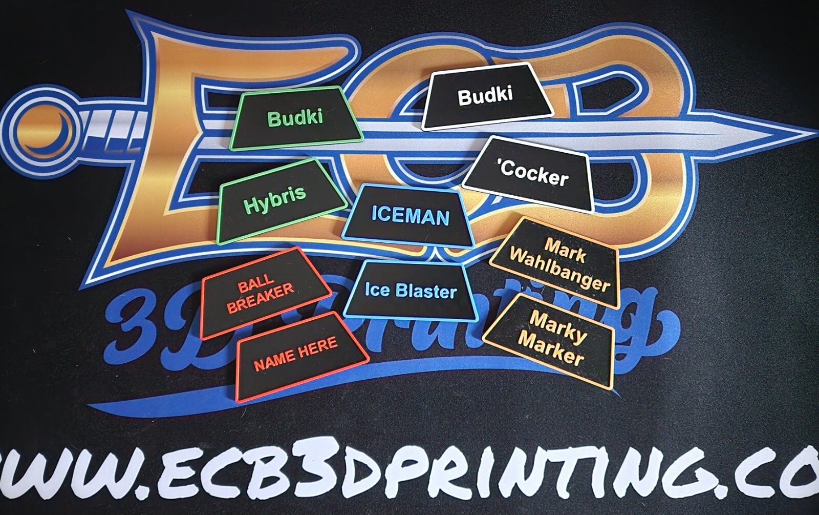 ECB 3D Printing Paintball Gun Marker Stand