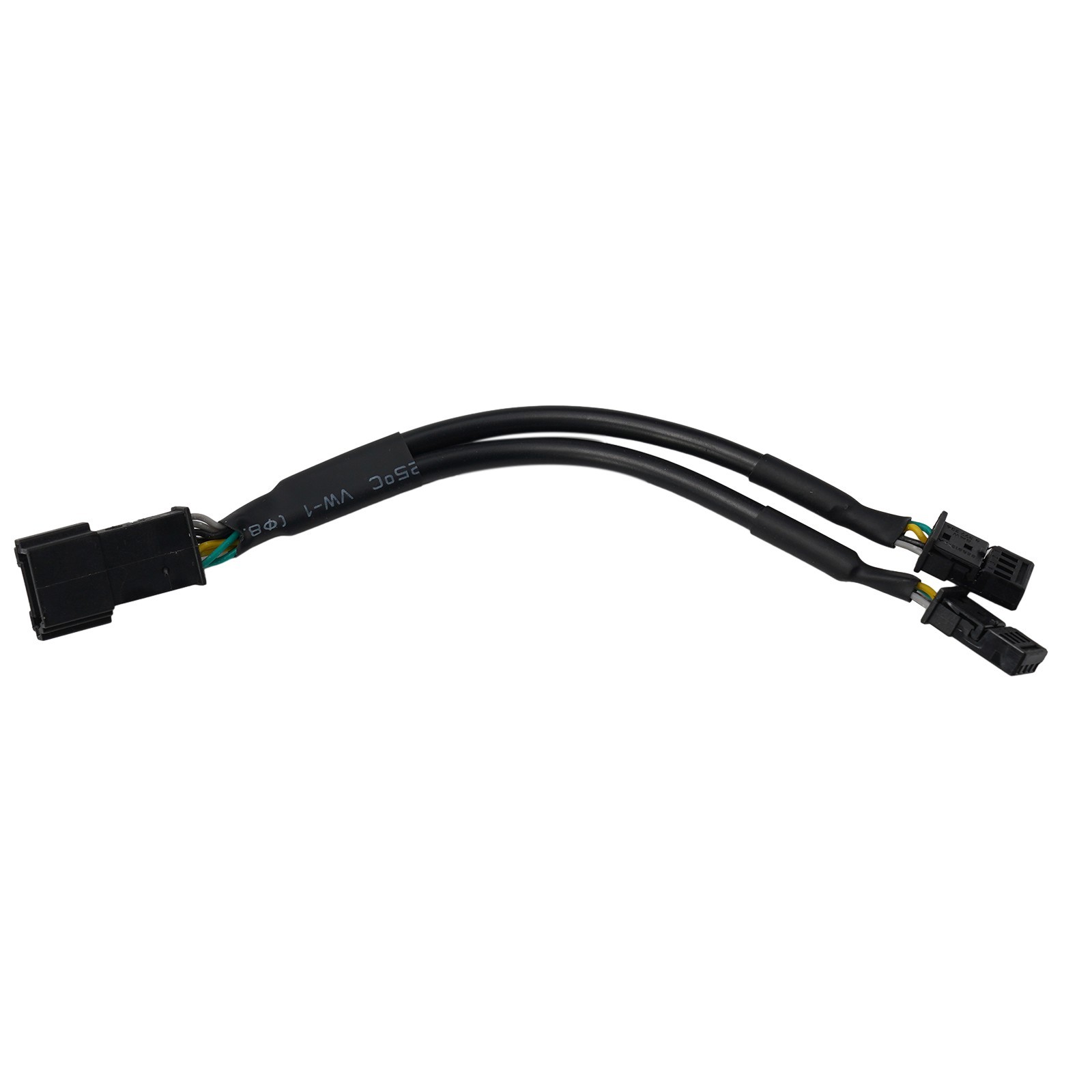 ECU Y Splitter Cable Adapter 15cm Length Black Cable Adapter Controller