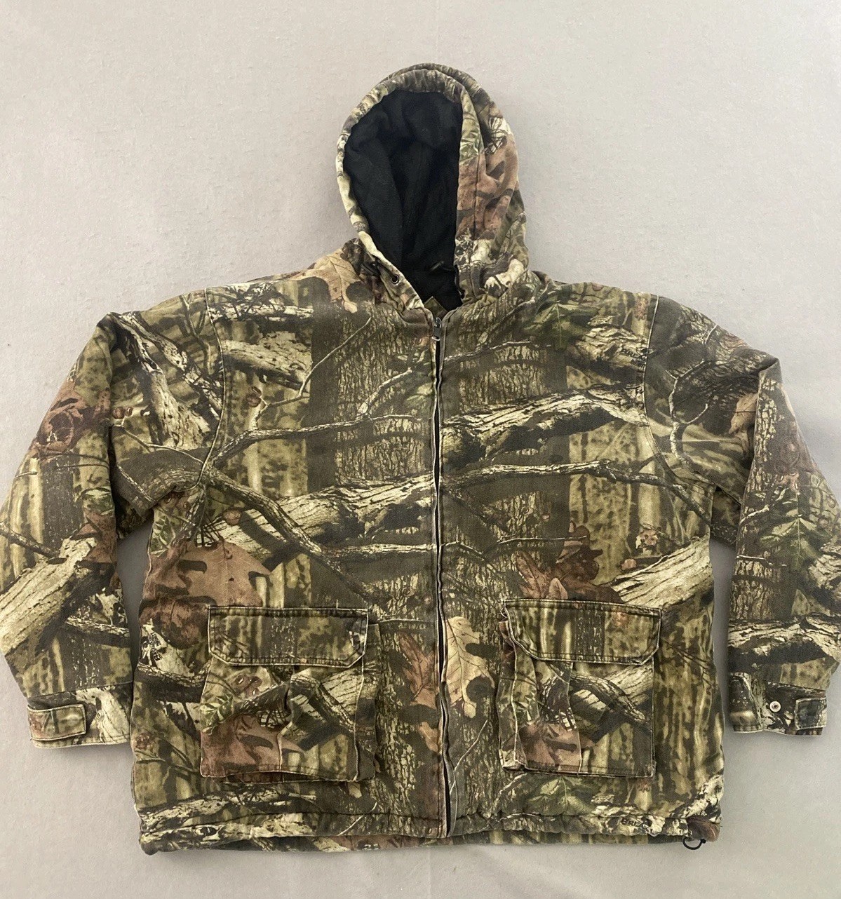 Mossy Oak Break Up Infinity Camo Hoodie Men’s Size XL Full Zip