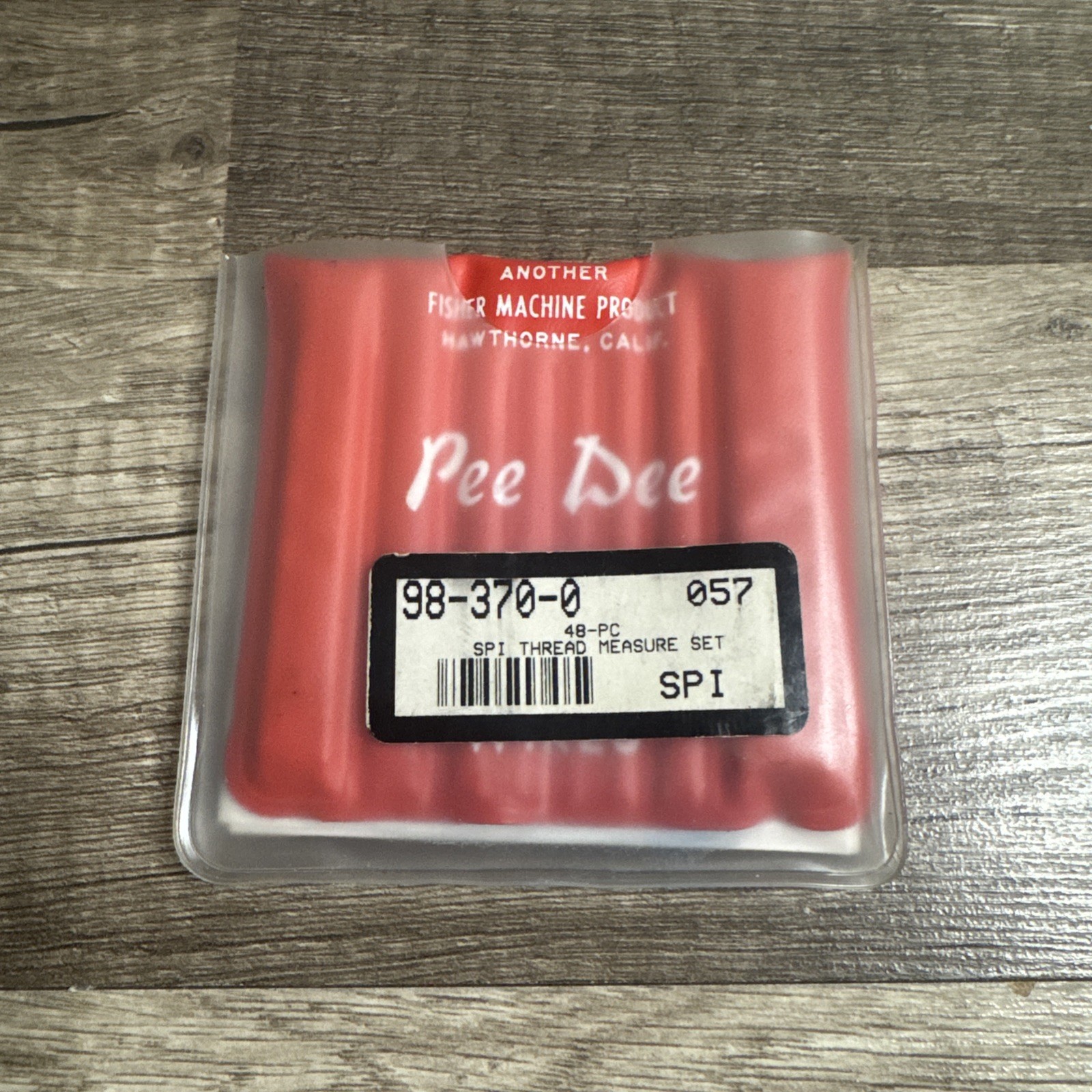 Fisher Machine Co. Pee-Dee Gauges Thread Measuring Wires USA - 48 Pieces