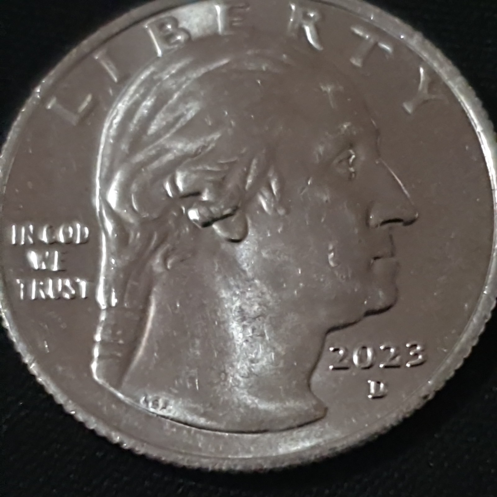 2023 D Jovita Idar Quarter Error RARE  "IN COD WE TRUST"