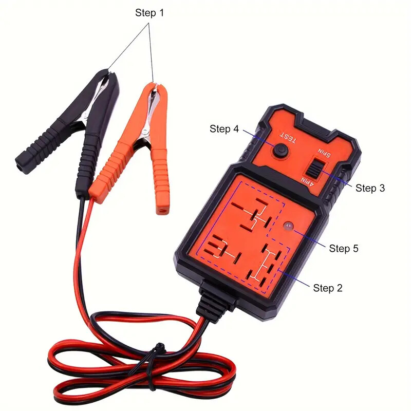 Car Relay Tester Universal Automotive Relay Tester 12V 4 & 5 pin Pro Auto Test