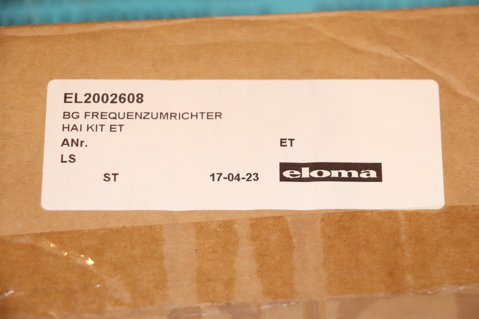 ELOMA EL2002608 Frequency Converter Kit New