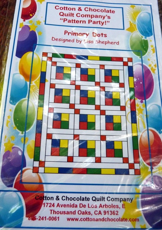 New Cotton & Chocolate Quilt Pattern PATTERN PARTY 44" x 54" Quilting