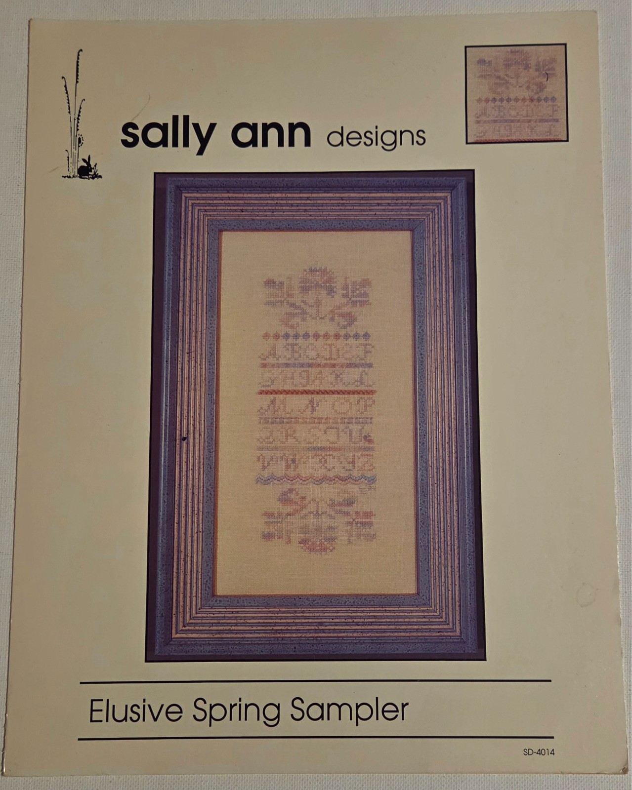 Elusive Spring SAMPLER Cross Stitch PATTERN Chart