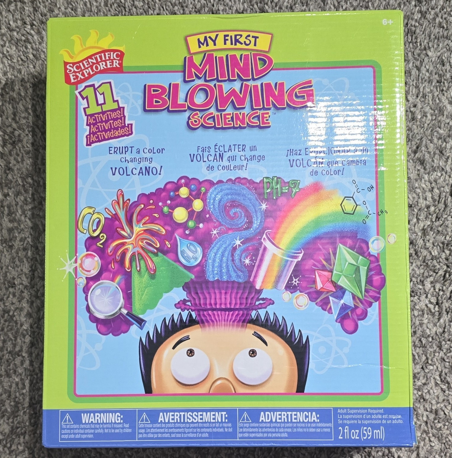 Scientific Explorer My First Mind Blowing Science Kit, 11 Activities, Ages 6+