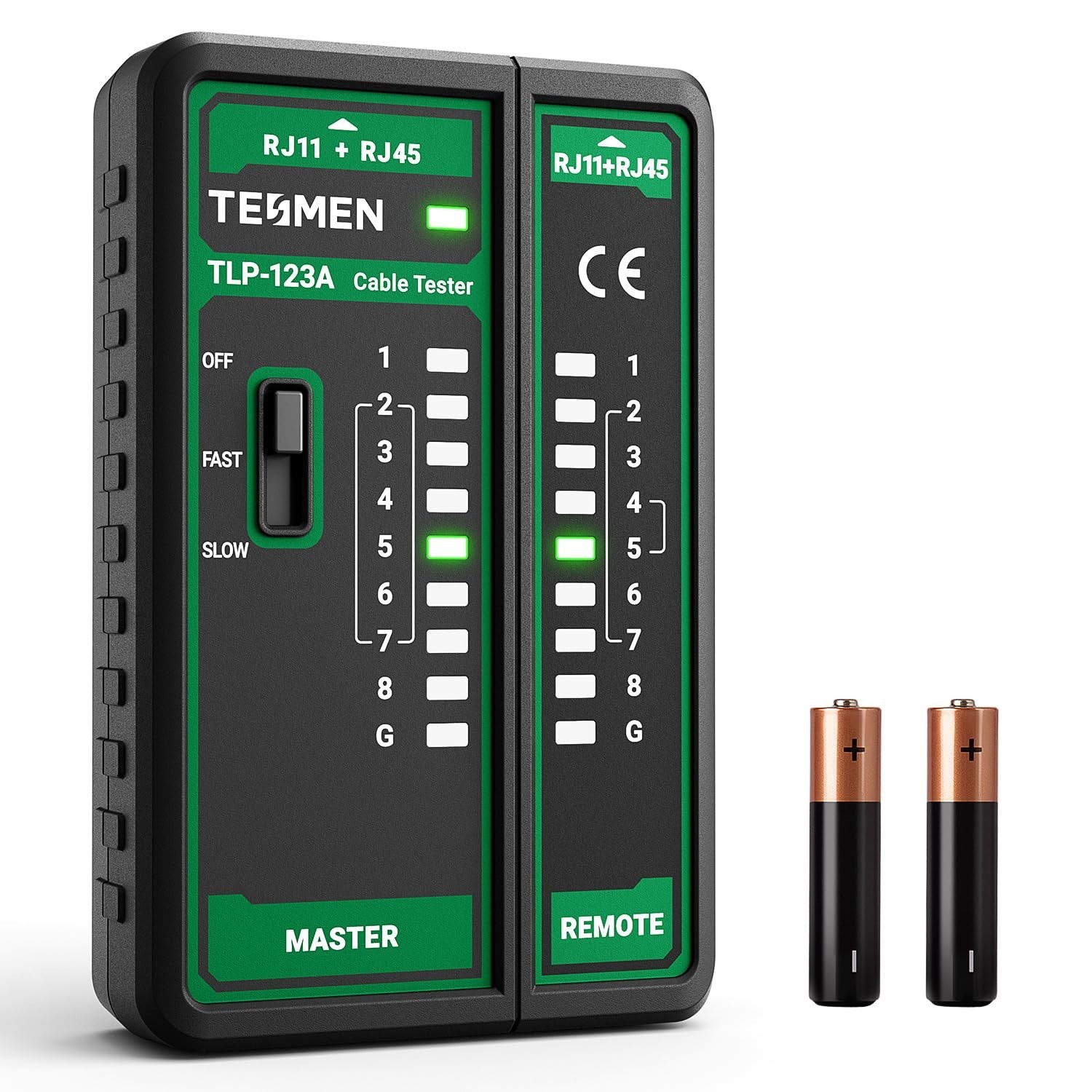 Detachable Network Cable Tester for Long Distance Testing - Easy Operation
