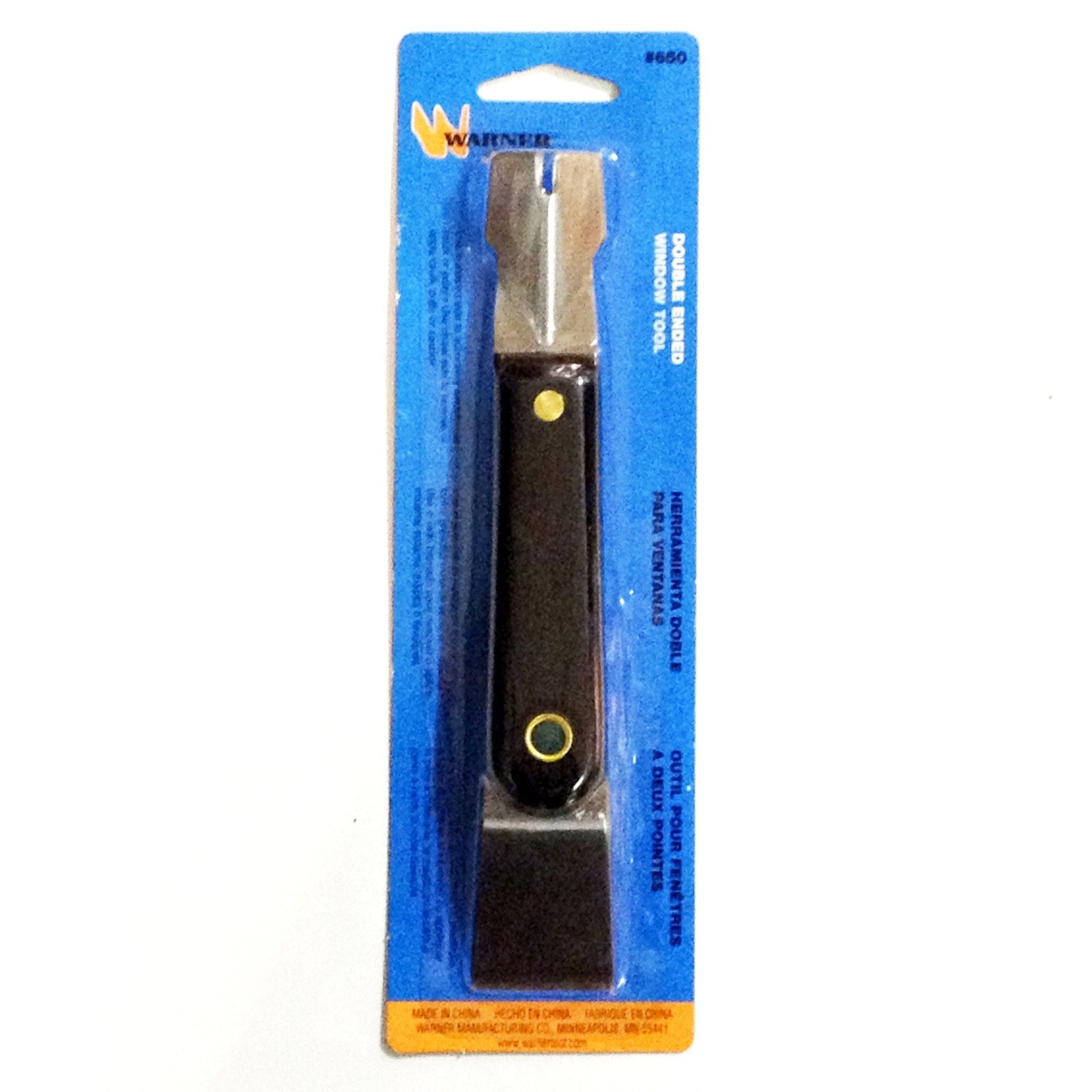 Double Ended Chisel Window Tool Removes Applies Caulk PuttyCompound