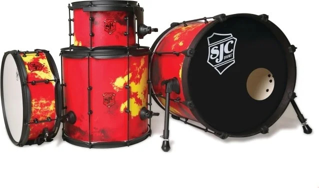 Josh Dun The Ned 4-Piece Kit with Snare - 7 inch. x 10 inch.. 14 inch. x 14 i...