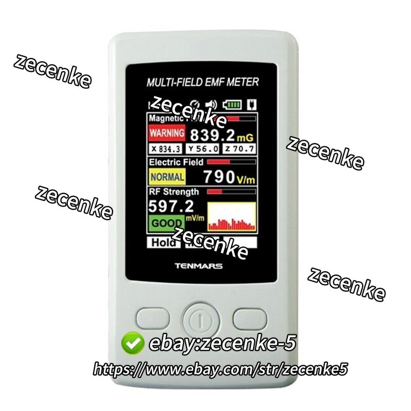 TENMARS TM-190 | Multi-Field EMF RF Gauss Meter - Up to 3.5GHz Kd