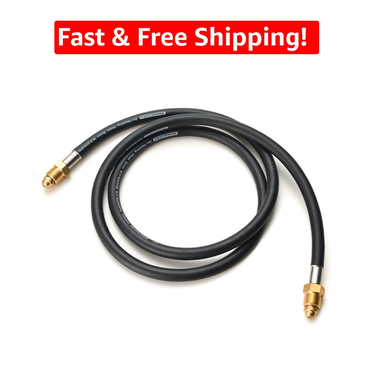 Durable 6.56ft Argon CO2 Regulator Hose for MIG/TIG Welding – Standard UNF 5/8"